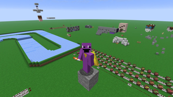 A person holding the elytra item while wearing another elytra