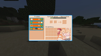 Villager trading menu