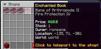 Shows item enchantments