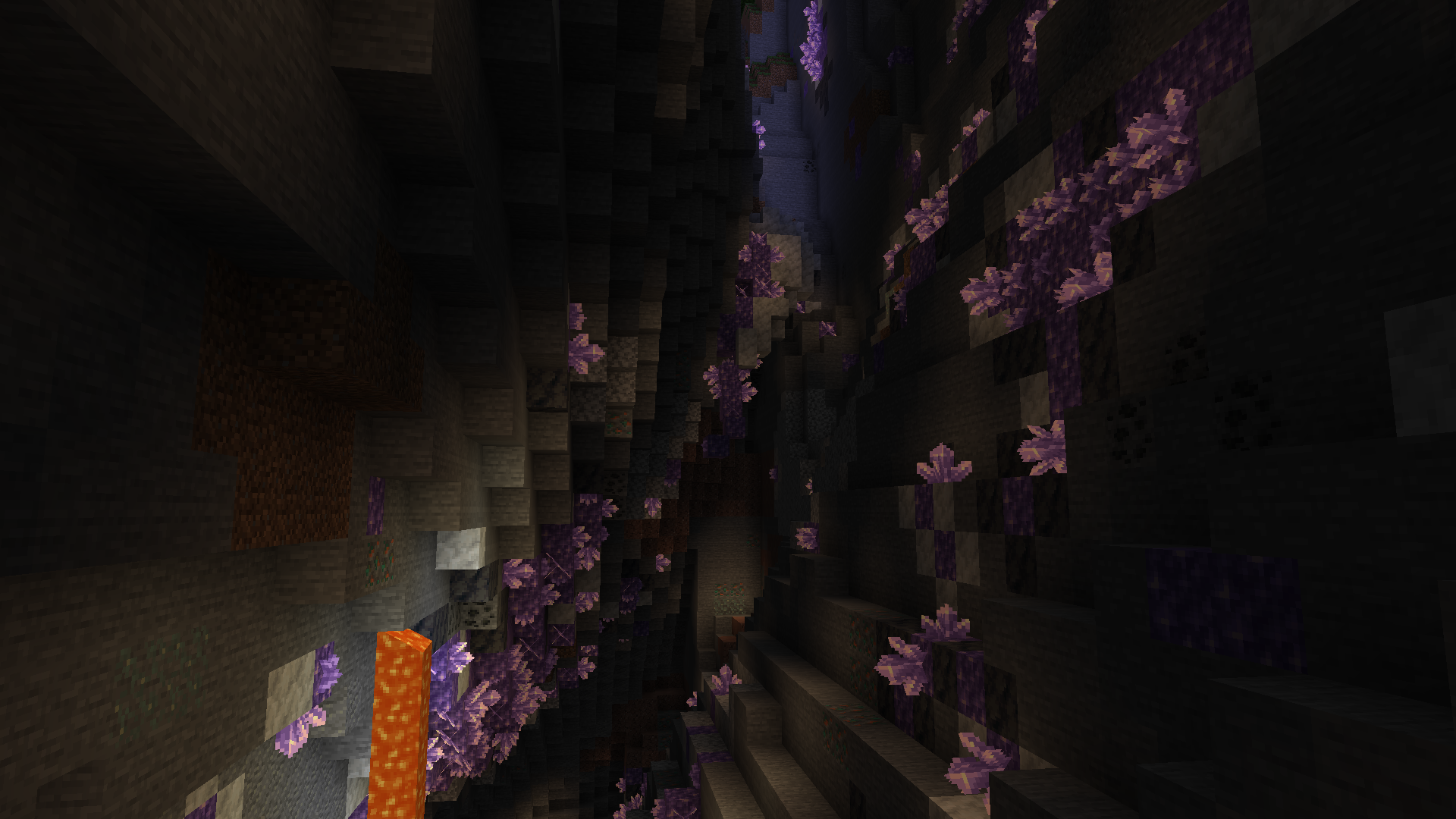 Amethyst Caves without Night Vision