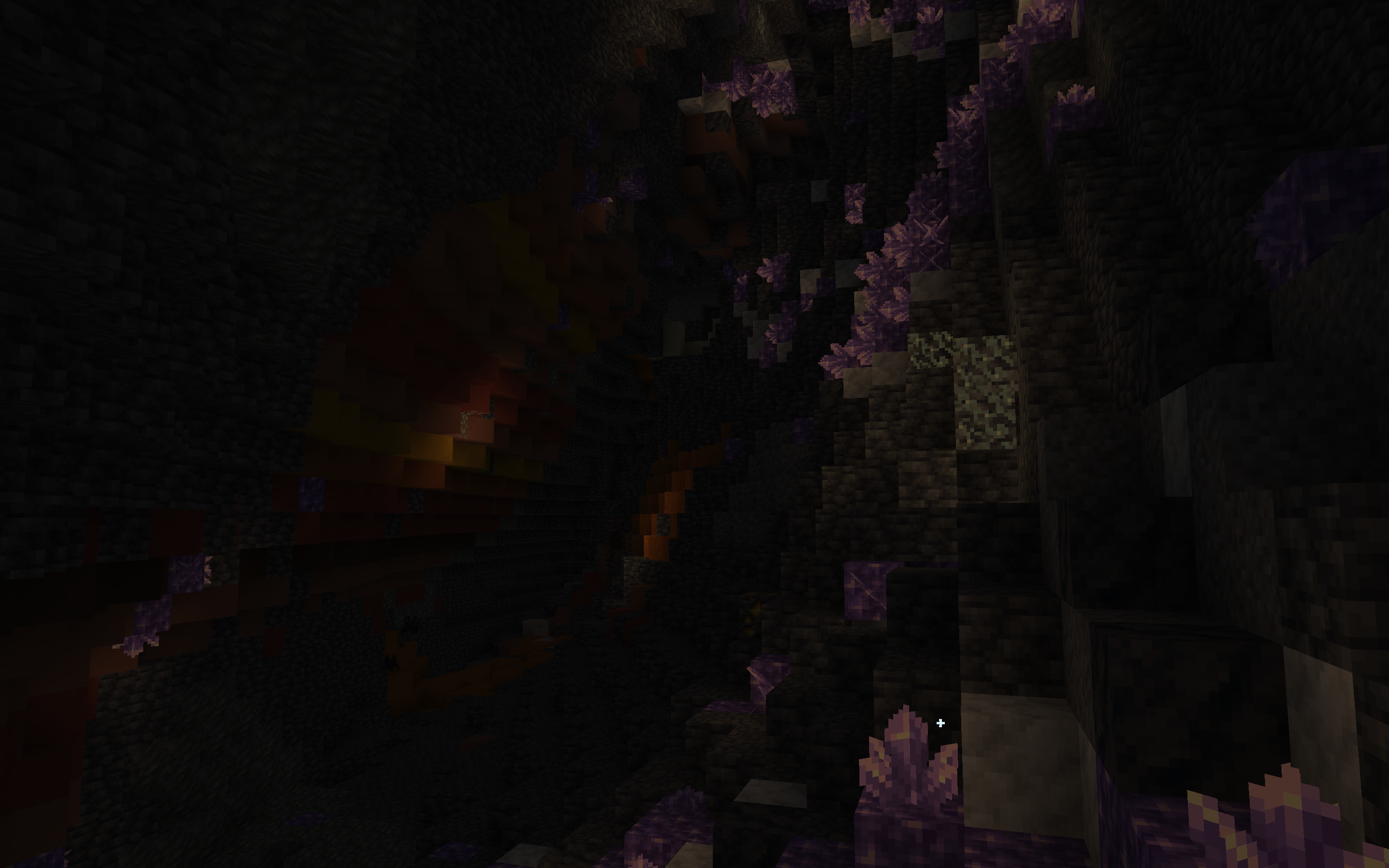 Intersection of Arid Caves and Amethyst Caves
