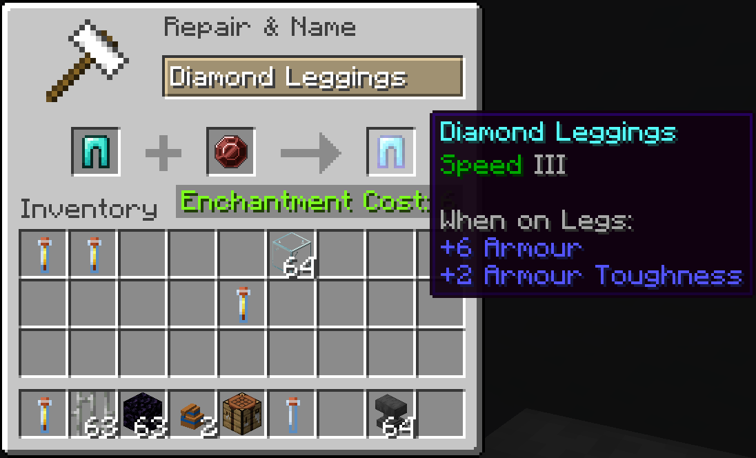 How to Craft a Diamond Leggings in Minecraft 