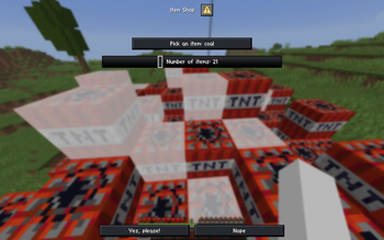 Shop Menu