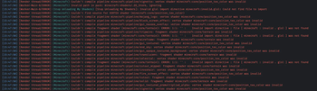 Linker info logs hidden