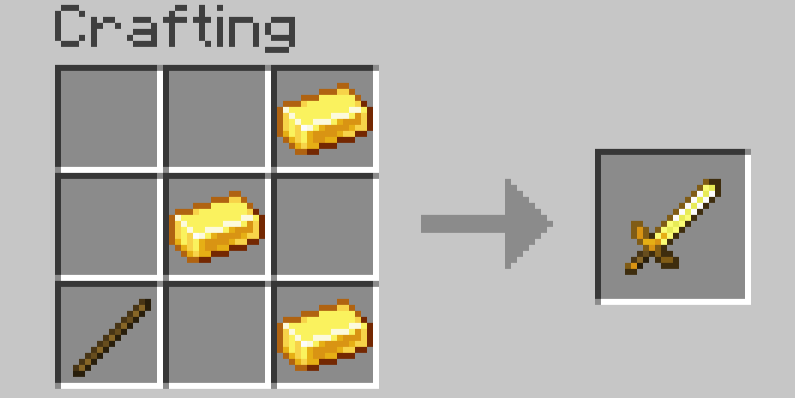 Golden Long Sword recipe