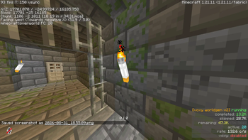 Cigarette torches in a stronghold.