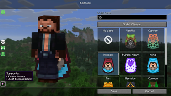 Build your look with a live preview