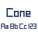 Cone font