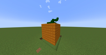the giant pumpkin structure