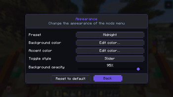 Custom Appearance