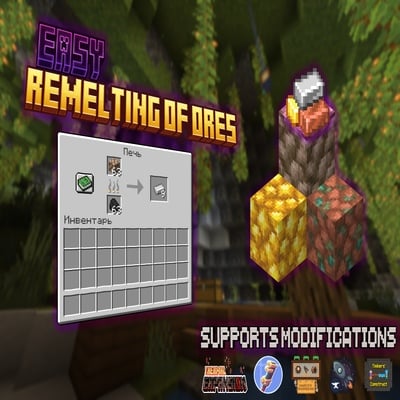 Easy remelting of ores