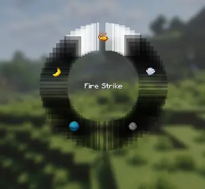 The radial menu