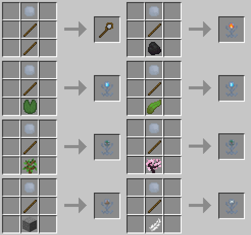 Rune staff and talismans