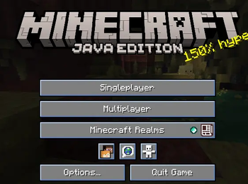 Light blue menu buttons