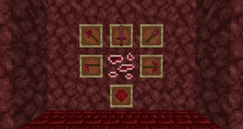 Ruby Ore and tools