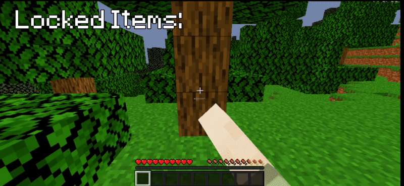 Locked Items