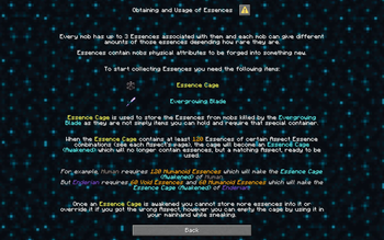 Essences Explanation