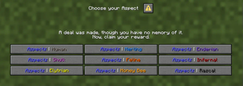 Aspect Choosing Screen (1.21.6+)