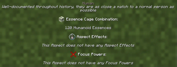 Aspect: Human