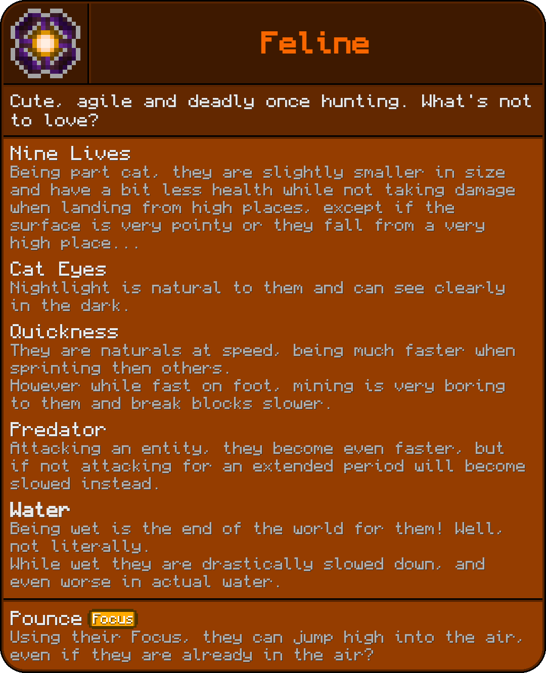 Aspect: Feline