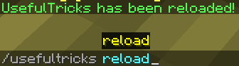 Reload command
