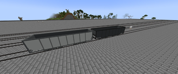 Empty Hopper Cars