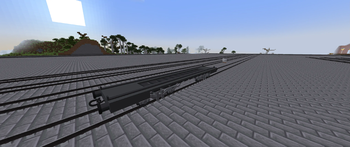 Empty Flatbed Car