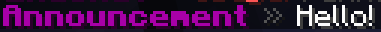 Announcments