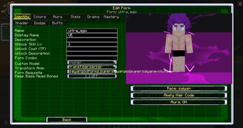 Editing a custom transformation with a live preview