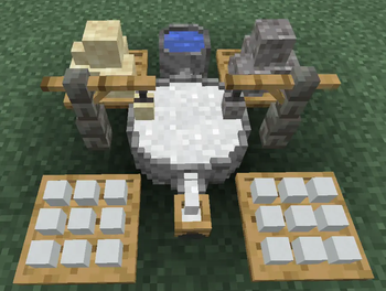Concrete mixing stations