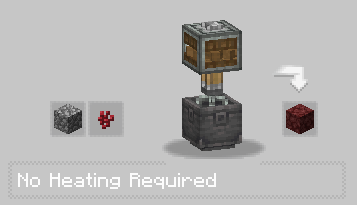 Cobblestone + Netherwart = Netherrack