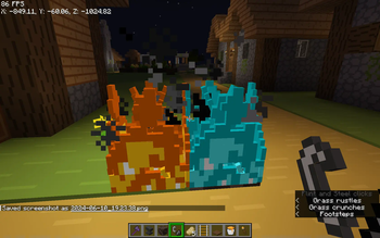 Soul & Normal Fire in Bare Bones Texture Pack