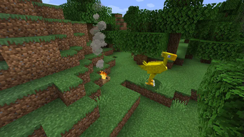 Screenshot of a chocobo