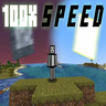 Minecraft but it's 100x speed