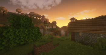 Village at Sunset