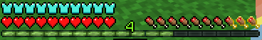 Modern Style Armor Hud with only diamond armor