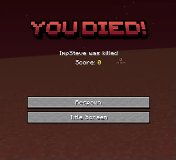 NEW! Death screen