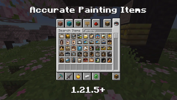 Accurate Painting Items - 1.21.5+