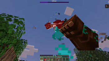 Warden sonic boom against Wither Boss