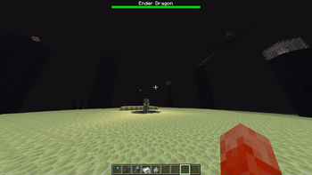 Ender Dragon BossBar in End