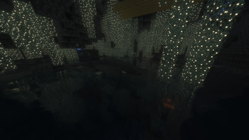 Glowing caves