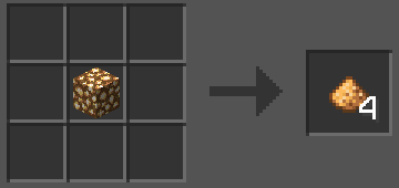 Glowstone Block -> Glowstone Dust