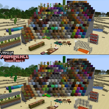 Vanilla VS POM texture comparison (1.16.5)