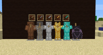 Armor and swords