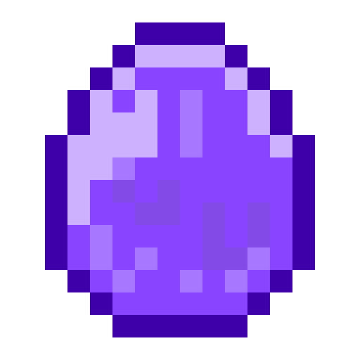 Purple Sulfur Cube Spawn Egg