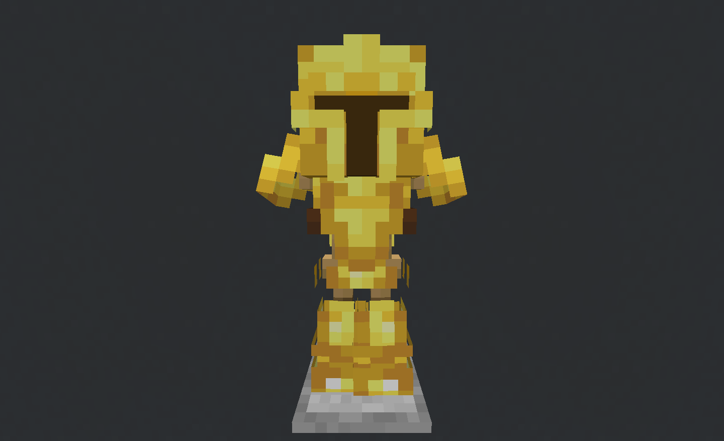 Golden armor