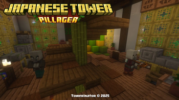 Japanese Pillager Tower Interior