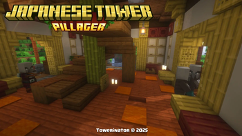 Japanese Pillager Tower Interior