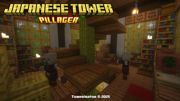 Japanese Pillager Tower Interior
