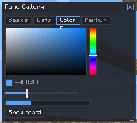 Pane — screenshot 1